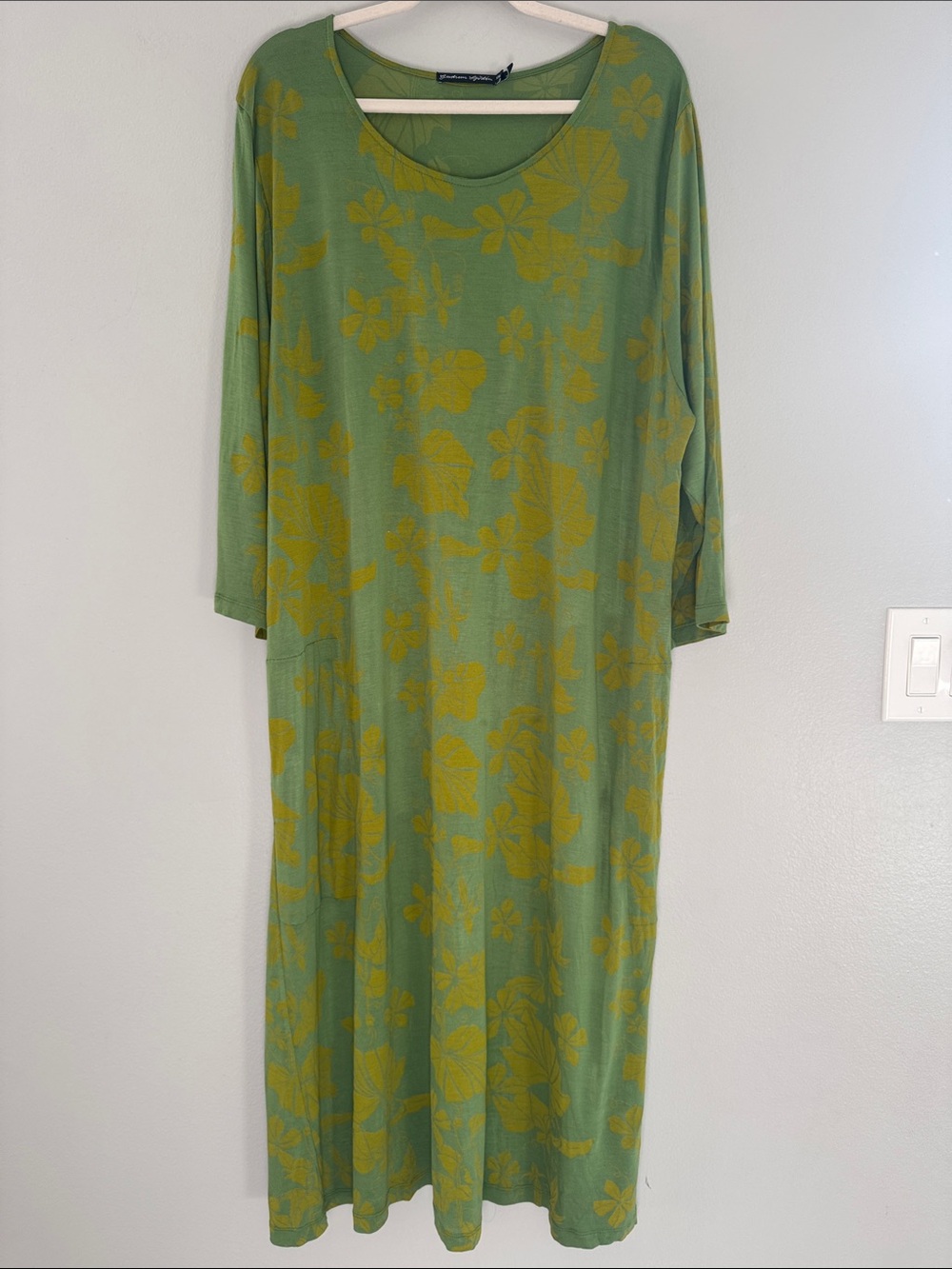 Gudrun Sjorden Floral Maxi Dress Sz XXL